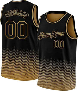 Maillots de basket-ball unisexes personnalisés 100% polyester respirant, anti-humidité, séchage rapide, grandes tailles, protection UV UPF 50 - Product Image 6