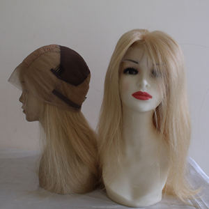 Perruque lace front wig 100% naturelle brésilienne, cheveux Remy, blond transparent, 613, haute qualité, noué à la main, vente en gros - Product Image 3