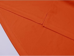 Maillot de basket orange unisexe sans manches, débardeur bandeau, en polyester anti-humidité, pour adulte, hiver/été, color block, élastique - Product Image 3