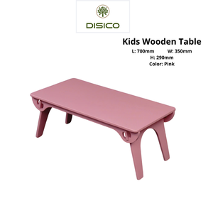 Mesa Infantil de Madera, Diseño Cuadrado, Estilo Escandinavo, Resistente para Bebés y Niños - Product Image 5