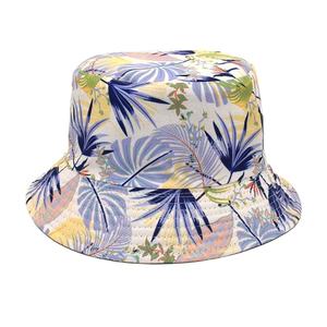 Eco Friendly Sustainable Canvas Recycled Polyester Organic Cotton All Over Printed Fisherman Bucket <b>Hats</b> - Product Image 1