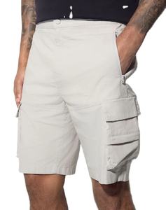 Pantalones cortos de agua personalizados para hombres de buena calidad, pantalones cortos informales con cordón en la cintura, multibolsillos, Color sólido, personalización completa que incluye - Product Image 1