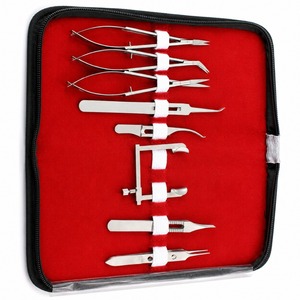 Pentax Surgical 8pcs Eye Micro Minor Surgery Instrument Kit Ophthalmic Surgical Instruments Set Stainless Steel Class I CE - Product Image 3
