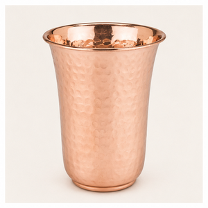Premium Hammered Copper Glass Set Luxury Antique Style <b>Drinkware</b> for Restaurants & Hotels High Quality Hand Hammered Pure Copper - Product Image 4