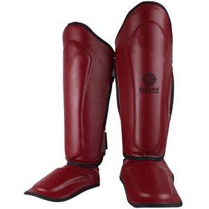 Espinilleras de Boxeo de Cuero para Adultos al por Mayor - Protección Profesional, Diseño Ligero y Ajustable, MOQ Bajo - Product Image 1