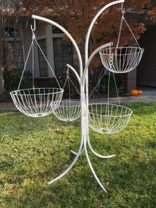 Wall Planters Round Metal Powder Coated Hanging <b>Bracket</b> <b>for</b> Garden Outdoor Use - Product Image 6