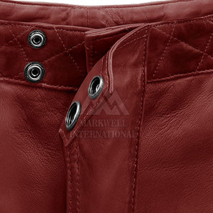 Pantalones de cuero genuino de alta calidad OEM para hombre, pantalones de cuero de moda a la venta en alta calidad - Product Image 6