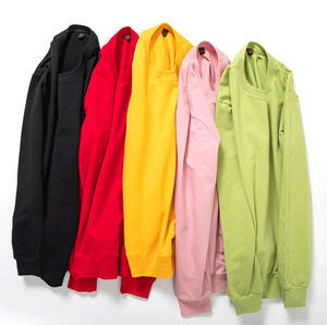 Sweat-shirt unisexe personnalisé à col rond, coupe ample, imperméable, avec broderie et impression de logo, de haute qualité, 100% coton - Product Image 6