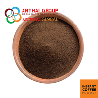 Poudre de café instantané Robusta séché par pulvérisation de qualité supérieure, saveur chocolat doux, intense et amer, caféiné, ANTHAIVIETNAM, sachet minceur