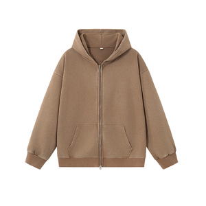Custom Everyday <b>Zip</b> Hoodie Men Premium Fleece Hoodie OEM Production for Clothing Companies - Product Image 6
