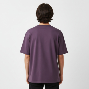 T-shirt Homme Manches Courtes 100% Coton Col Rond Style Urbain Décontracté Coupe Classique Doux Respirant Haut Quotidien Uni Personnalisable - Product Image 5