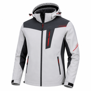 Custom <b>Mens</b> Waterproof Ski <b>Jacket</b> Hooded Softshell Windproof Snow <b>Jacket</b> Breathable Outdoor Winter OEM Logo Coat - Product Image 2