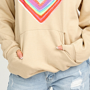Sudadera con Capucha para Mujer, Estampado Serigrafiado, Poliéster y Algodón, Informal, con Diseño Gráfico, Logotipo Personalizado, Sudadera con Capucha de Moda Urbana - Product Image 6