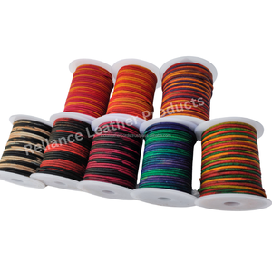เชือกหนังแท้หลากสีแบบยิปซี 100% สำหรับทำเครื่องประดับแฮนด์เมด - อุปกรณ์งานฝีมือ DIY ขนาดตามสั่งสำหรับสร้อยคอ - Product Image 4