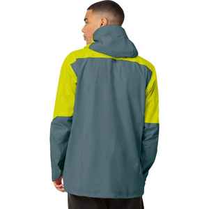 Custom Sports Running Waterproof Jacket With Reflective Piping Men <b>Black</b> Lightweight Crinkle Nylon <b>Windbreaker</b> Zip Up Jacket - Product Image 3
