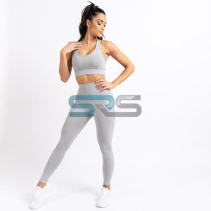 Ensemble de sport yoga 2 pièces pour femme, short taille élastique respirant coupe ajustée en tissu intelligent, idéal pour la course décontractée - Product Image 6