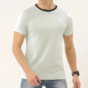 เสื้อยืดเจอร์ซีย์แขนสั้นทรงสลิมฟิตผู้ชายรุ่นใหม่ล่าสุด ขายส่ง คุณภาพสูง ผ้าฝ้าย 100% ระบายอากาศได้ดี แห้งเร็ว - Product Image 3