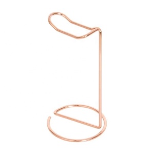Support d'affichage pour écouteurs et oreillettes en acier inoxydable brossé, couleur or rose, écologique, moderne et luxueux, en promotion - Product Image 6
