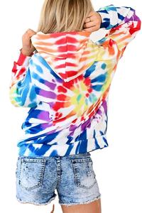 Sweat à capuche Tie Dye en flanelle pour femmes dans des couleurs personnalisées Longueur des manches Matériau de haute qualité Meilleur style Prix de gros pour l'hiver - Product Image 3