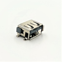 Conector USB Tipo Hembra 2.0 3.0 90 180 de la Marca LITE, Carcasa LCP, PCB SMT DIP de 4 Pines, Cumple con RoHS