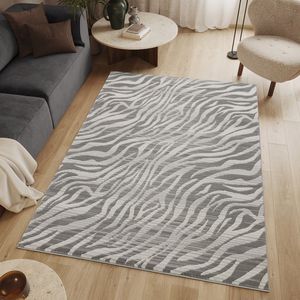 Geometrix GC_DIM1008 Grigio 5 piedi 3 pollici X 7 piedi 3 pollici Set di Tappeti - Product Image 2