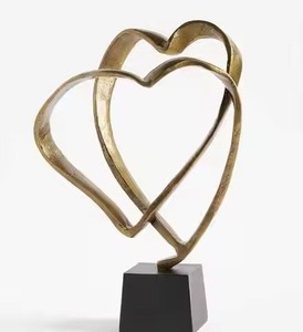 Hand Made Metal Sculpture Figurine <b>Decorative</b> Showpiece Home Living Room Office <b>Table</b> <b>Decor</b> Interior Accent - Product Image 5