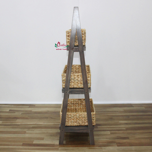 Artex Dong Thap Factory seagrass raw material water hyacinth weaving stacking <b>racks</b> <b>shelves</b> jewelry <b>rack</b> display - Product Image 6