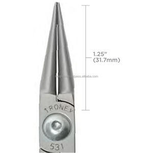 Tronex P531 5.4" Round <b>Nose</b> Pliers <b>Long</b> Tip High Quality Smooth Jaw Jewelry Making Tool Stainless Steel DIY Customized - Product Image 3