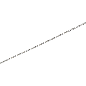 Cadena de eslabones finos de plata de ley de 40 cm, cadenas de plata de ley 925 para hombres, mujeres y niños. - Product Image 3