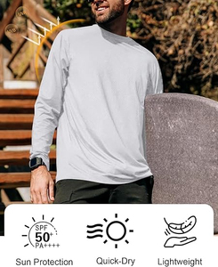 Camiseta Deportiva de Manga Larga para Hombre, Protección Solar, Ligera, de Secado Rápido, para Correr al Aire Libre - Product Image 6
