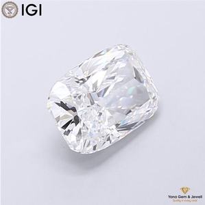 เพชร CVD ขนาด 1.50 กะรัต รูปทรงคุชชั่น พร้อมใบรับรอง IGI สี E ความสะอาด VS1 สำหรับแหวนขอแต่งงานระดับพรีเมียม - Product Image 5