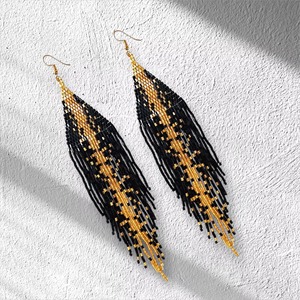 Pendientes de cuentas listos para enviar, pendientes de cuentas en stock, pendientes de cuentas hechos a mano, pendientes de cuentas coloridos, artículo de fábrica personalizado, pendiente de cuentas. - Product Image 3