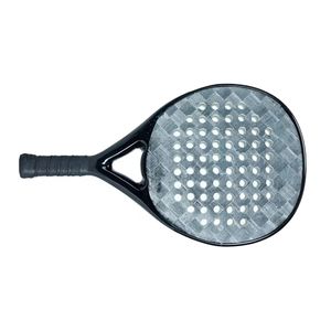 Raquette de padel professionnelle en forme de larme, en fibre de carbone, noyau en EVA, haute puissance de contrôle, légère, logo personnalisé, pour hommes et femmes - Product Image 4