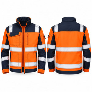 Chaqueta de Seguridad de Alta Visibilidad, Ropa de Trabajo Reflectante, Tejido de Poliéster Duradero, Ajuste Ligero y Cómodo, Ropa Industrial OEM - Product Image 1