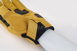 Guantes de moto unisex para carreras, con logo personalizado, MOQ bajo, guantes de moto transpirables para verano, guantes de motociclismo Cafe Racer al por mayor - Product Image 5