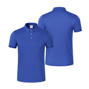 Custom <b>Polo</b> T Shirt Men's Short Sleeve Casual <b>Sports</b> Uniform OEM Factory - Product Image 2