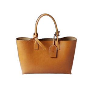 Sac à provisions en cuir véritable de qualité supérieure de style simple pour femmes sac à main décontracté de marque personnalisée pour femmes et filles vente en gros - Product Image 6
