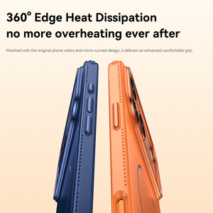 Étui de téléphone ultra-fin à dissipation thermique, à aspiration magnétique, avec coussin d'air, protection anti-chute pour <span class=keywords><strong>Iphine</strong></span> 17 - Product Image 2