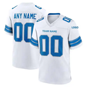 Nouveauté, maillot de football américain personnalisé imprimé, design tendance pour adultes, respirant, à manches courtes, séchage rapide, protection UV, prix bas - Product Image 6