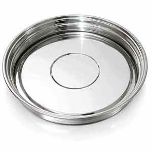 Ensemble de 40 coupes de communion en acier inoxydable de luxe, durables, avec plateau unique, coupes en plastique, anneau de base et finition poli miroir, pour église - Product Image 4