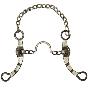 Venta al por mayor de bocados de cadena de acero inoxidable para caballos de estilo western con diseño personalizable y potencia de turbina - Product Image 6