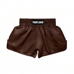 MMA BJJ Compression <b>Shorts</b> Front Logo <b>Men</b> Boxing <b>Shorts</b> Loose Fit Quick Dry Breathable Light Weight 100% Martial Arts Wear - Product Image 6