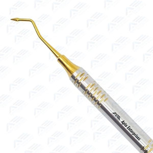 Instrumentos Dentales Manuales de Acero Inoxidable Duraderos con Certificación CE, Calidad Profesional, para Composite, Ionomero de Vidrio y Amalgama con Punta Dorada - Product Image 5