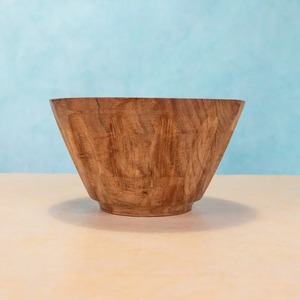 Bol à salade en bois d'acacia fait main avec cuillères de service, finition naturelle, design contemporain, résistant à la chaleur, jetable pour une utilisation en cuisine - Product Image 5