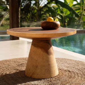 Tazón Decorativo Premium de Raíz de Teca Moderna, Indonesia, Madera Natural Orgánica, Paquete de Varias Piezas para Ramadán, para el Hogar y Restaurantes - Ali - Product Image 5