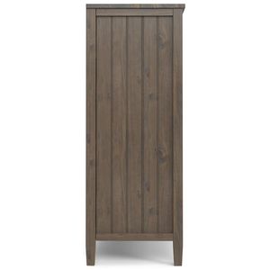 Mobile porta TV di medie dimensioni con armadietto contenitore in marrone fumé - Product Image 3