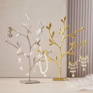 Premium Display Metal Jewelry Stand Jewelry Holder for Necklaces Earrings Bracelets Rings Dressing Table <b>Bedroom</b> <b>Vanity</b> Organize - Product Image 1