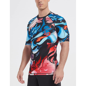 Professional Half Sleeve Rash Guard Durable <b>Compression</b> Sportswear Premium Manufacturer Bulk Orders - Product Image 2