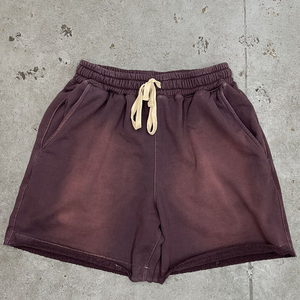 Shorts délavés style cool pour femme, coupe droite et confortable, chic urbain, shorts délavés pour femme, été - Product Image 4