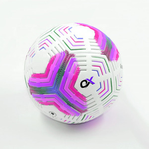 ลูกฟุตบอล PU / TPU / PVC ขนาดมาตรฐาน 5 ลายเพชร สำหรับฝึกซ้อม/แข่งขัน - Product Image 4
